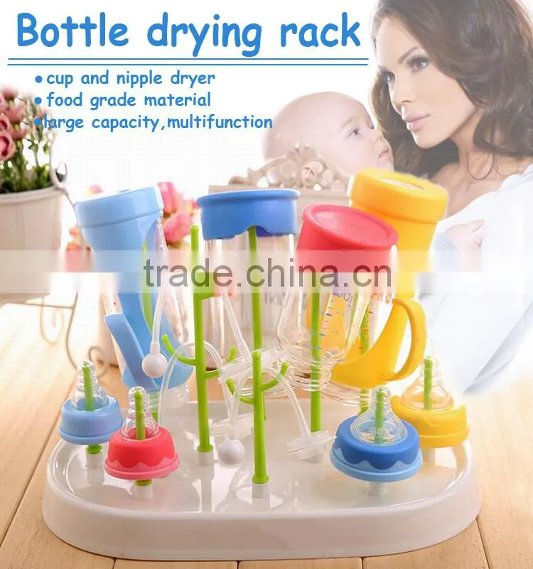 New products durable FDA standard tree shape pp bottle dryer with dust cover