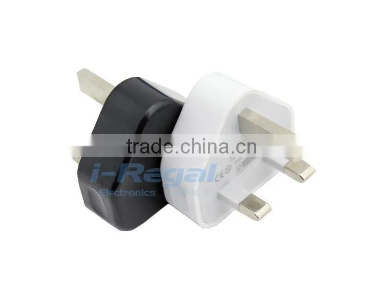 Wall charger for mobile phone 5V 1A dc output usb wall charger
