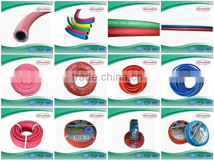 Rubber hose manufacturer fiber braid lpg hose