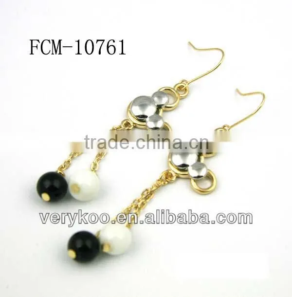 Popular items for wholesale beautiful mickey mouse dangle earring(FCM-10760)