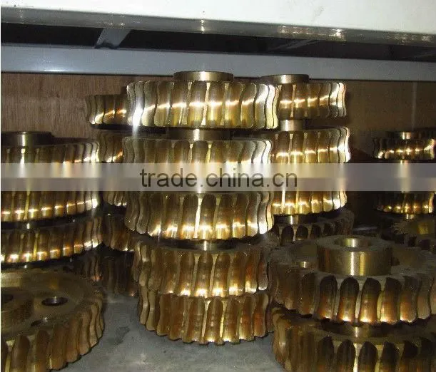 Customized original brass worm wheel for gearbox