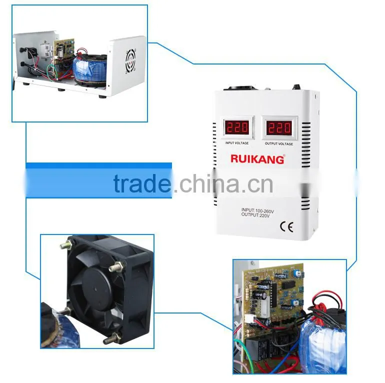 Wall mounted single phase 1 phase home voltage stabilizer 10 kva
