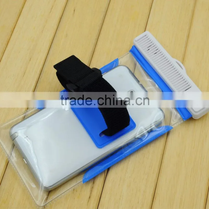 2016 Universal 4 inch or 6 inch PVC waterproof phone bag with Armband