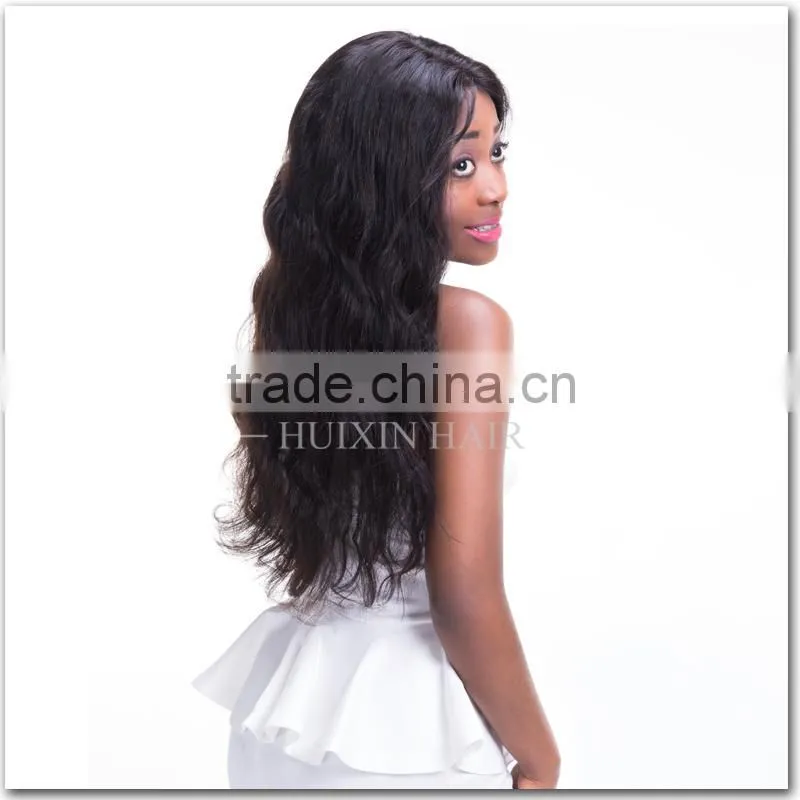 Natural Looking Virgin brazilian hair lace front wig 100% human hair full lace wig with baby hair