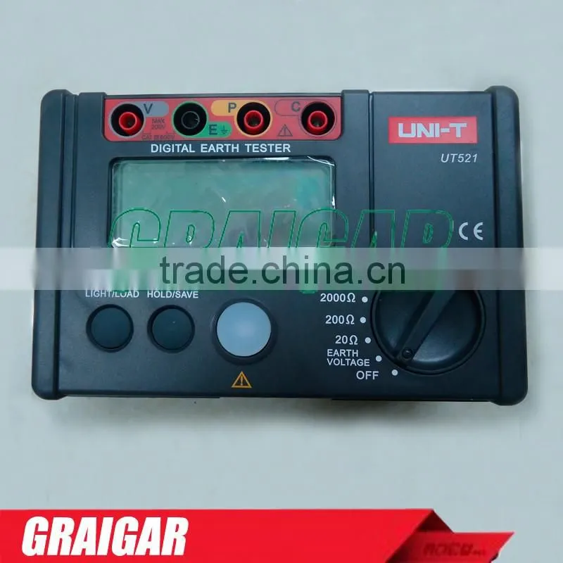 Digital Earth Ground Testers UNI-T UT521 Electrical Earth Voltage Device