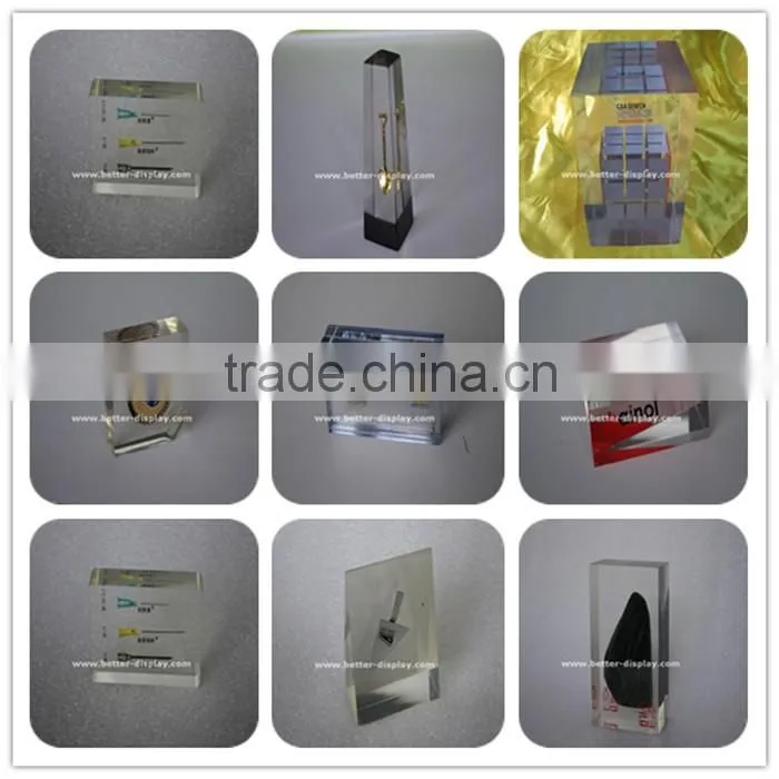 custom clear acrylic led name plate sample