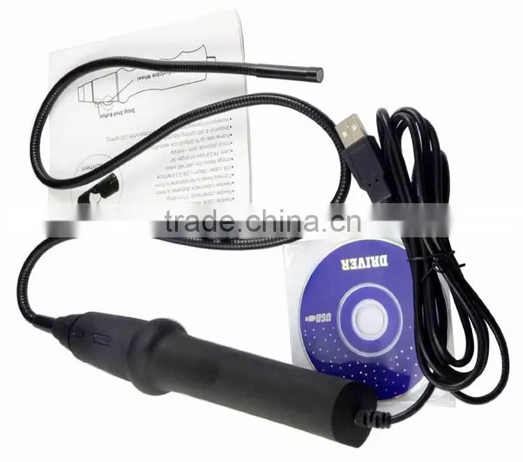 protable dia 7mm waterproof handle usb inspection borescope infrared camera
