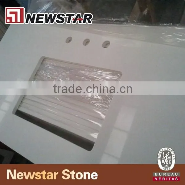 Newstar custom bathroom countertop,quartz vanity tops