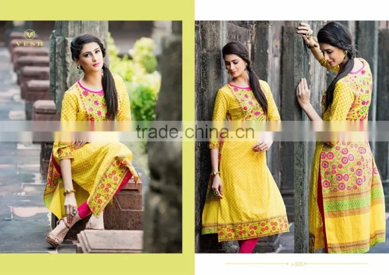 Indian Stylish Long Sleeve Kurtis