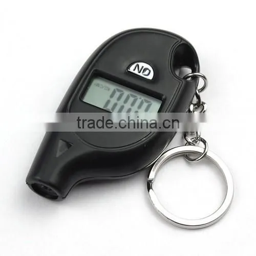 Mini ABS digital tire pressure gauge keychain