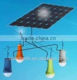 renewable solar led lamp/solar home system for 3w led lights /portable solar lighting kit with lithium battery