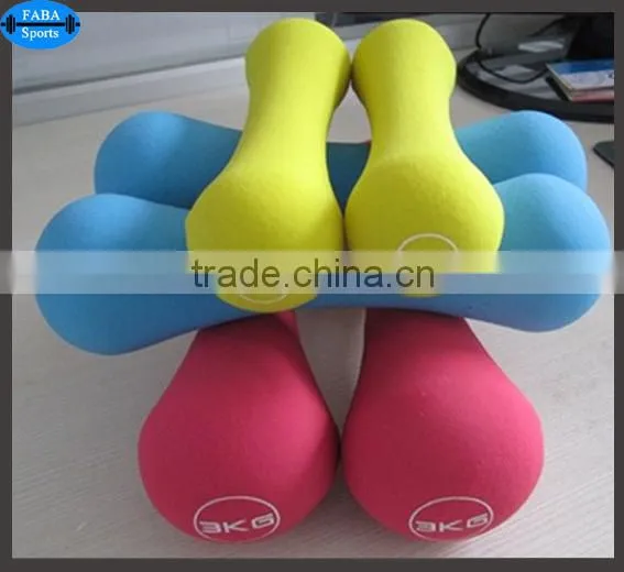 Fashion Colorful Fitness Dumbbell Color Vinyl Coated Dumbbell