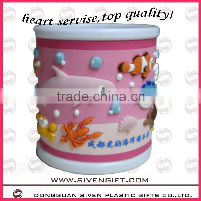 promotional cute kids plastic mug