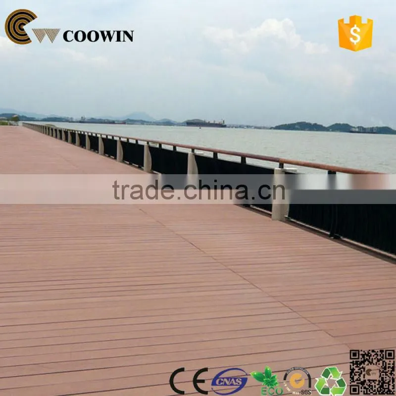 Waterproof solid composite skateboard deck