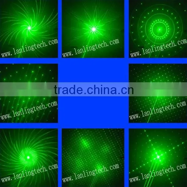 L6408RRGG Mini laser light 300mW RGRG 8gobos and 3W blue LED light with remote control