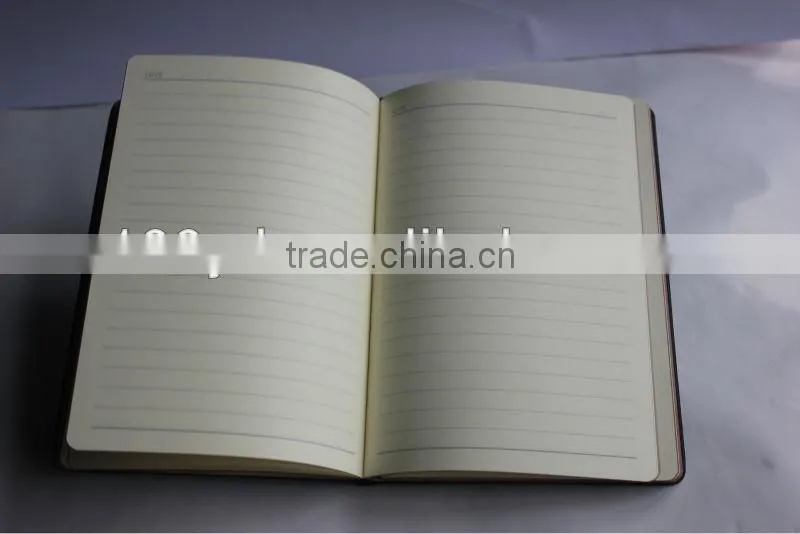 high quality a5 leather bound notebook with customized logo