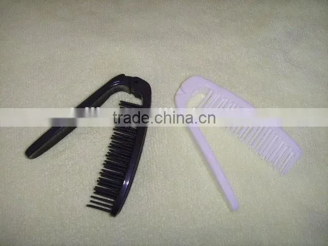 OEM China disposable plastic folding hotel comb