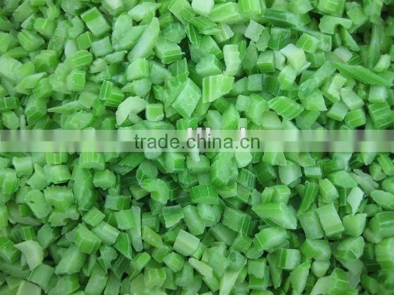Frozen diced celery