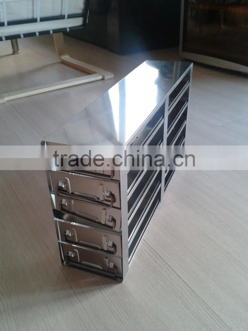 Used stainless steel -86 Cryo freezer Rack boxes