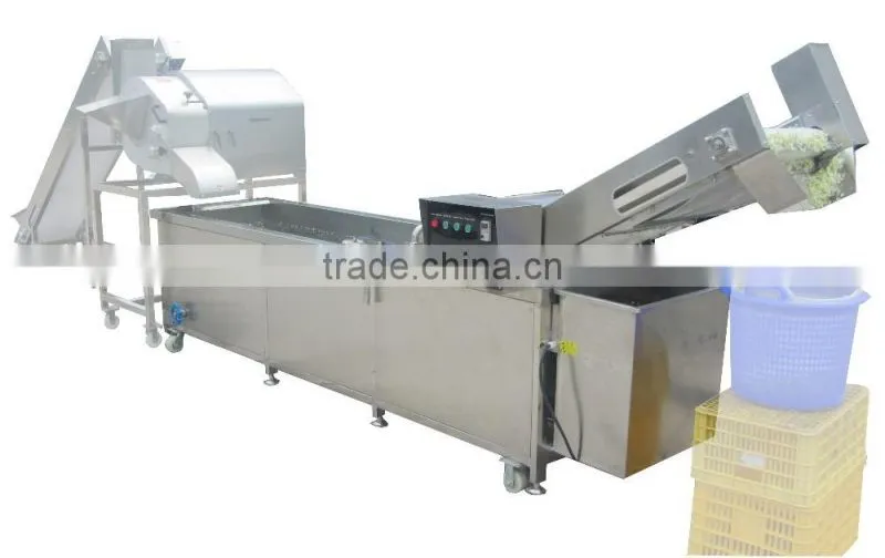 High Efficiency Potato Carrot Dicing and Washing Processing Line