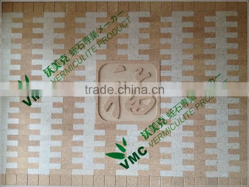 Lightweight Vermiculite Material Fire Board, Fire Insulation Brick for Construction