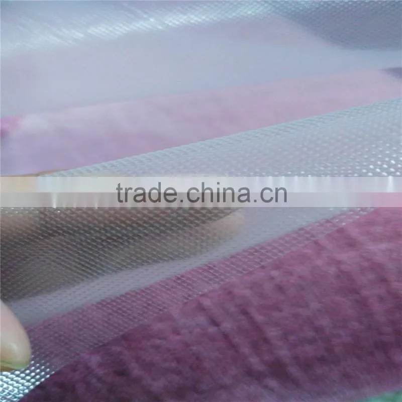 Embossed embroidery pva water soluble film