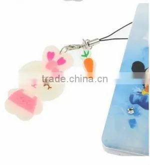 hot sale beloved mobile phone key chain