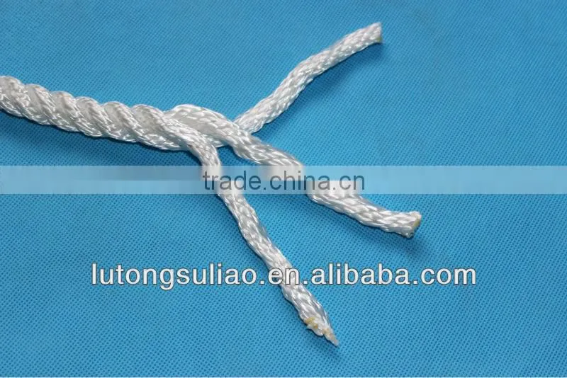 8mm Twisted Polyester multifilament Ropes