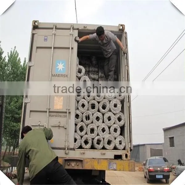 high quality antique barbed wire for sale / 12#*14# galvanized barbed wire