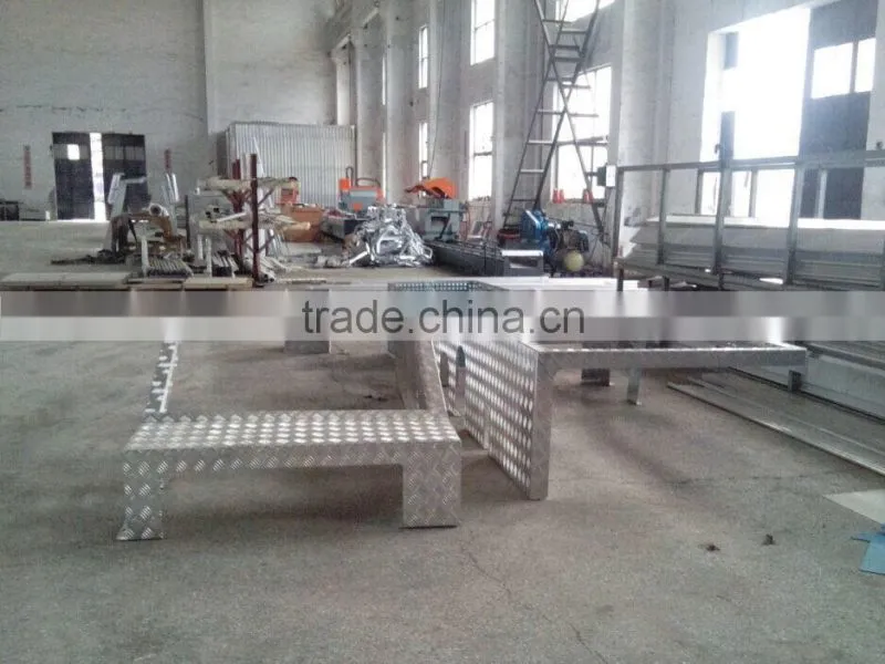 Aluminum perforated sheet box, good quality, antislip material box, kit box tool