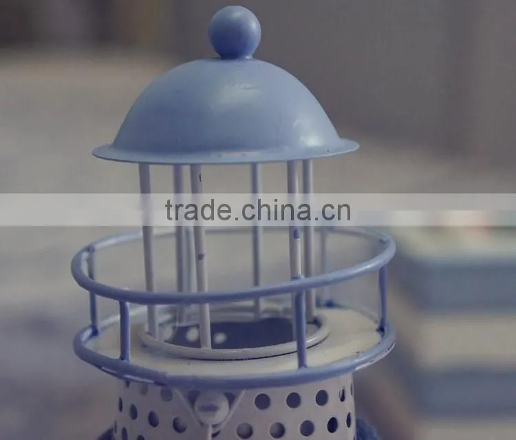 Graduated from the Mediterranean Sea beacon, wrought iron candlestick creative wedding souvenirs