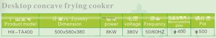 induction cooker 3500w for restaurant & kitchen cooking ware