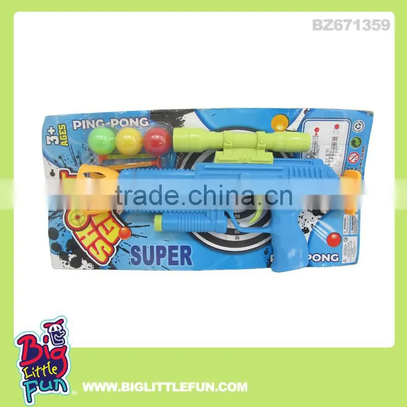 Toy ping pong ball gun,ball shooting gun toy