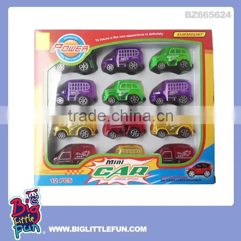 Pull back toy police mini car toy