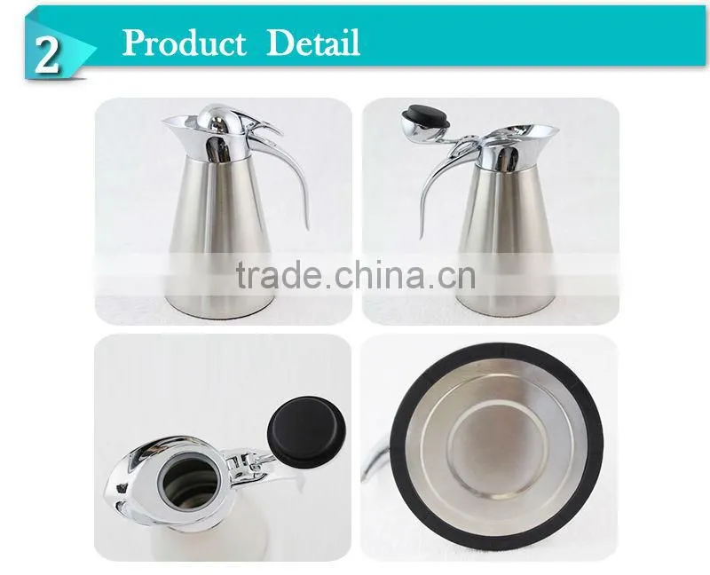 Professional hotel use stainless steel antique vacuum flask hotel use water jug(JSBW)