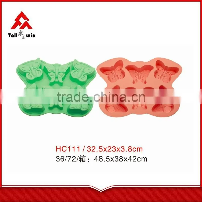 diverse flower shape silicone cake molds