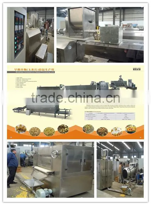 breakfast corn flakes making machine