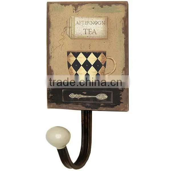 Metal Decorative Wall Hook Metal Decal Wall Hanger