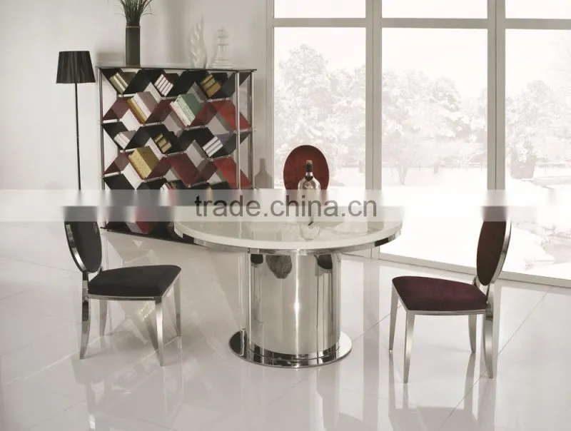 Hot sale marble round dining room table-TH327
