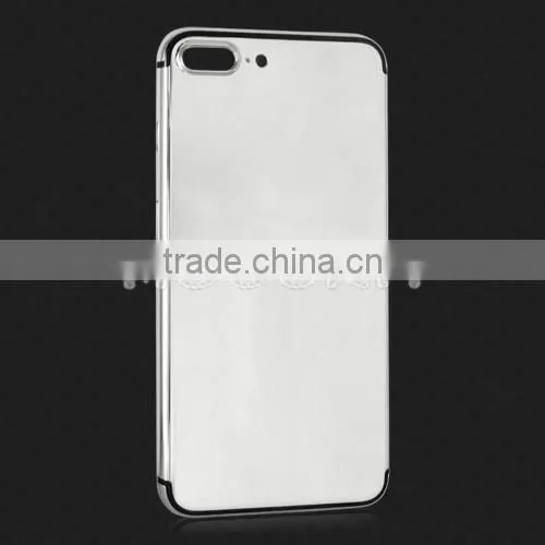 New gold/rose gold/platinum back cover for iPhone 7 plus mirror gold housing