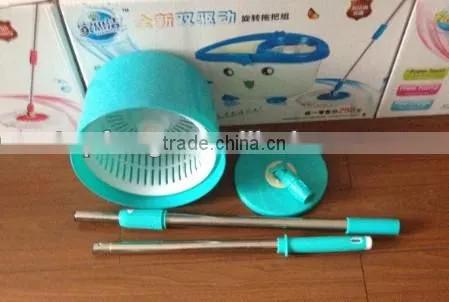 Twist and Shout Mop - Award Winning Newest Version Spin Mop Driven By Hand Push (No Foot Pedal)