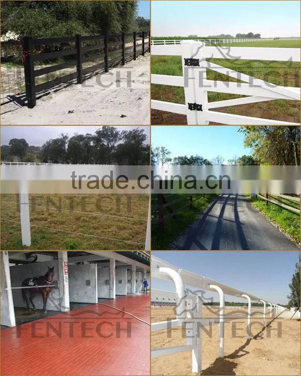 colour avaiable on white,beige,tan,black horse fence