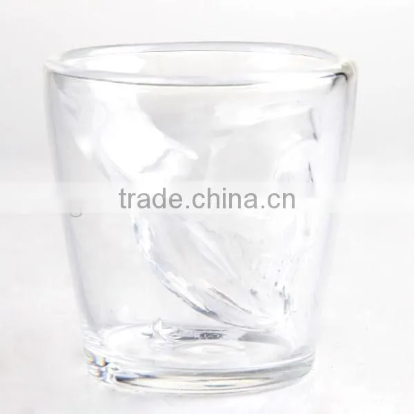 3oz borosillicate double wall tumbler skull shot glass