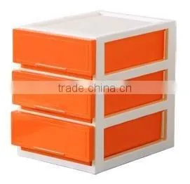small size 3 layer plastic color socks drawer