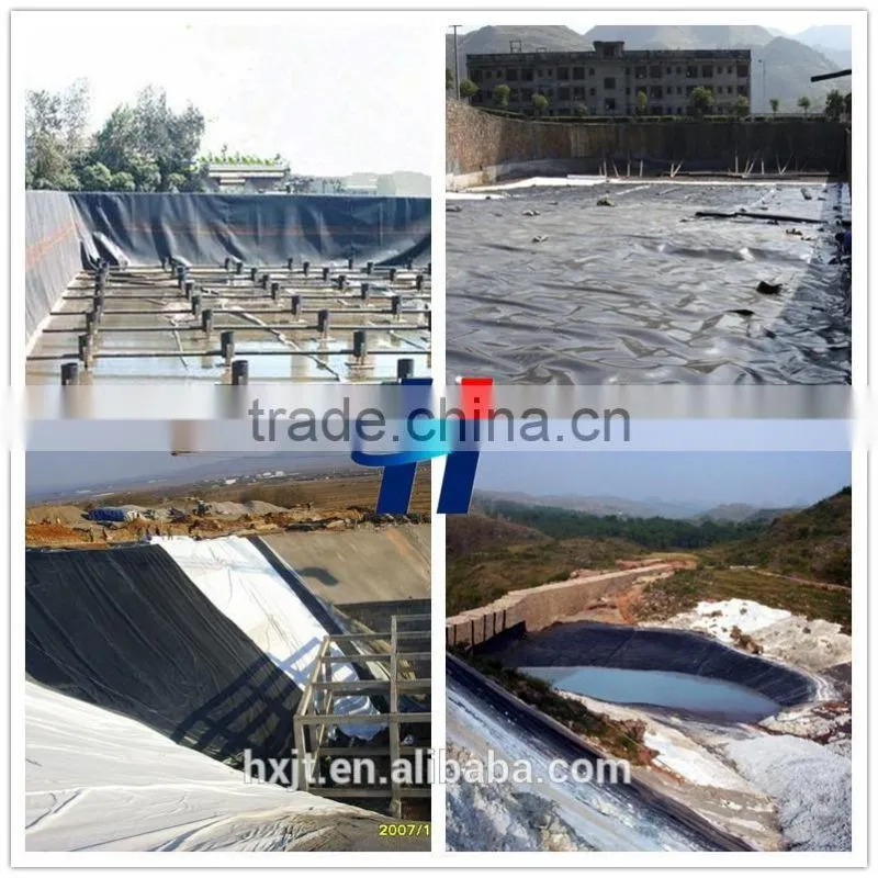 Ponds for aquaculture Impermeable leakproof LDPE geomembrane