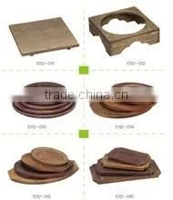 Chinese style wooden cutlery tray