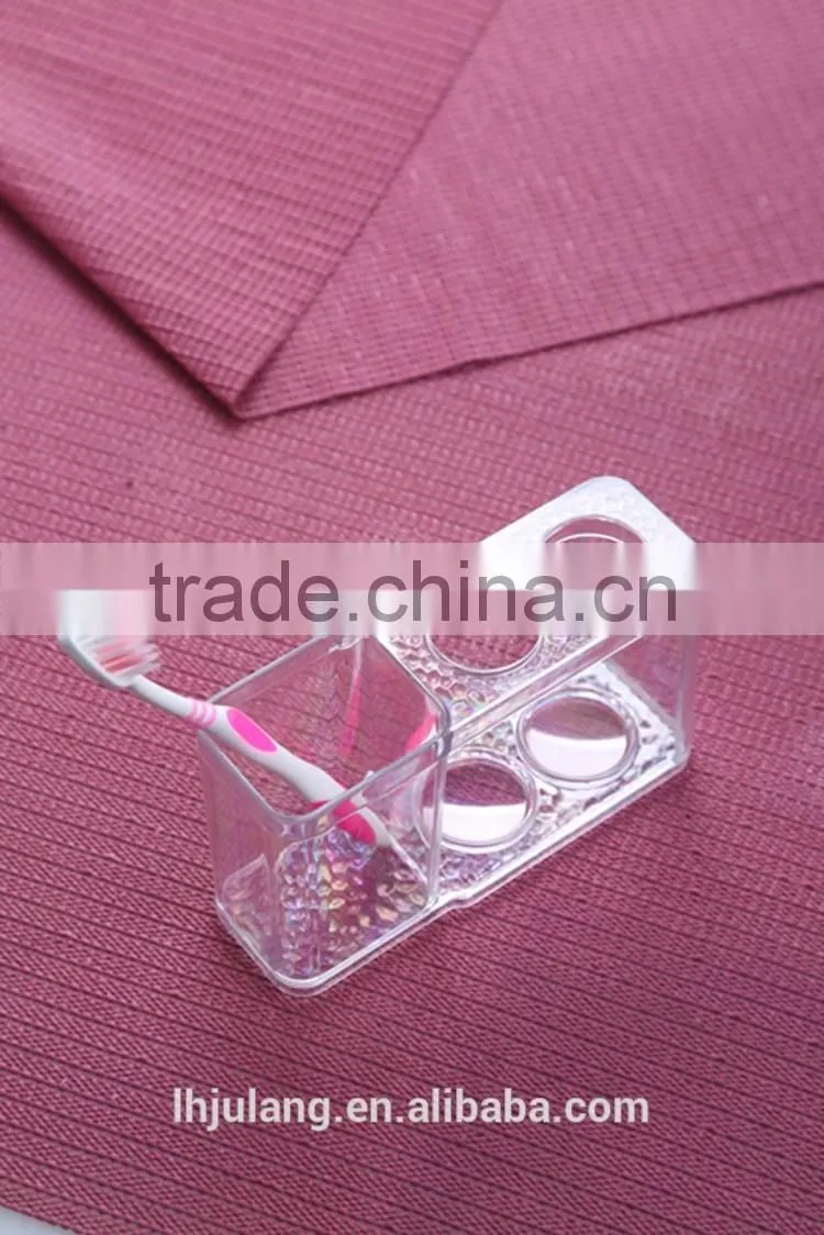 BPA-Free toothbrush holder/plastic toothbrush holder /square toothbrush holder