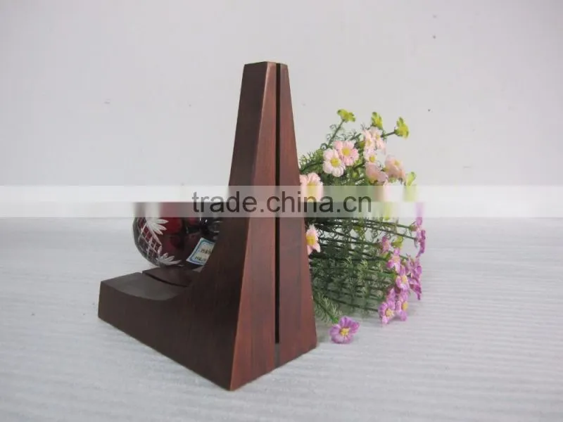wooden business card holder made from natural wood suitable for desk decoration