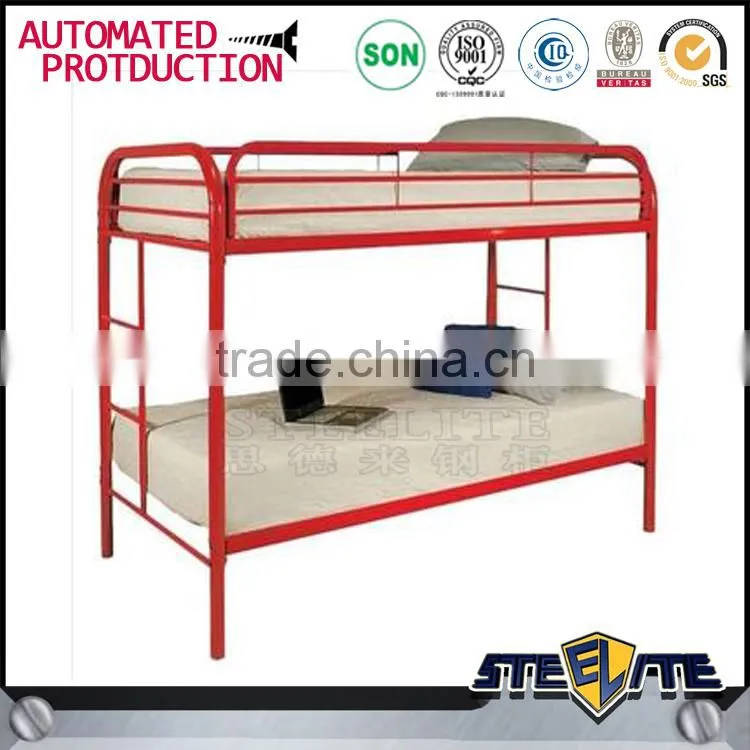 High quality Modern bedroom furniture Metal Kids bunk bed