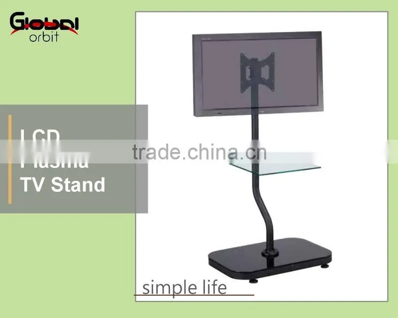 Living Room Furniture Design Monitor Bracket Swivel TV Cart With Wheels